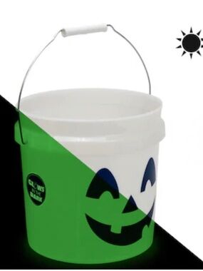 Viral Lowes Glow in the Dark Halloween Jack-O-Lantern Trick or Treat Buckets.